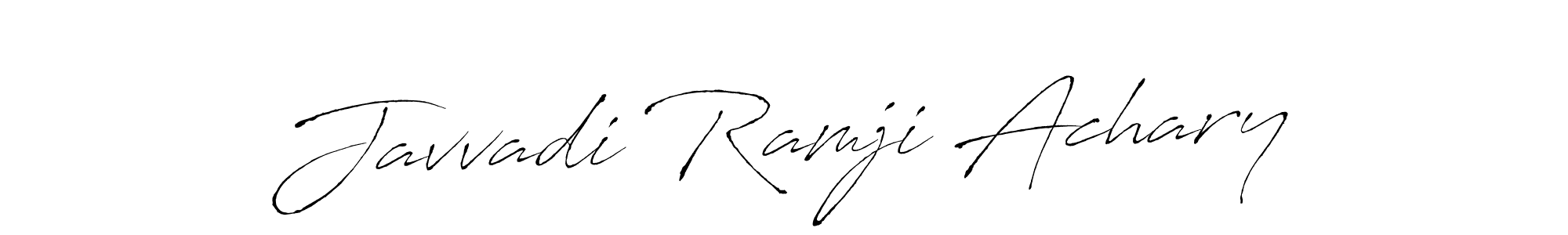 Make a beautiful signature design for name Javvadi Ramji Achary. Use this online signature maker to create a handwritten signature for free. Javvadi Ramji Achary signature style 6 images and pictures png