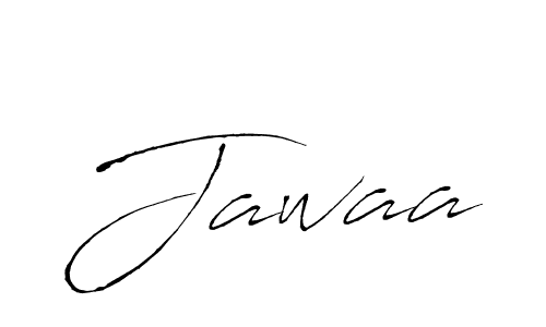 Design your own signature with our free online signature maker. With this signature software, you can create a handwritten (Antro_Vectra) signature for name Jawaa. Jawaa signature style 6 images and pictures png