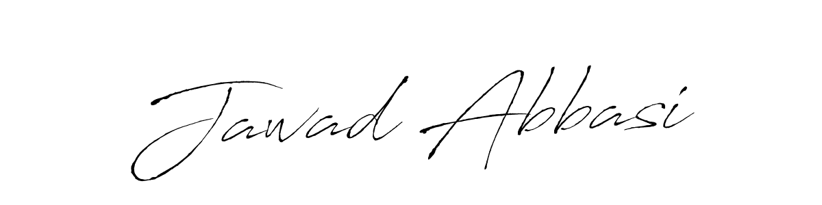 Create a beautiful signature design for name Jawad Abbasi. With this signature (Antro_Vectra) fonts, you can make a handwritten signature for free. Jawad Abbasi signature style 6 images and pictures png
