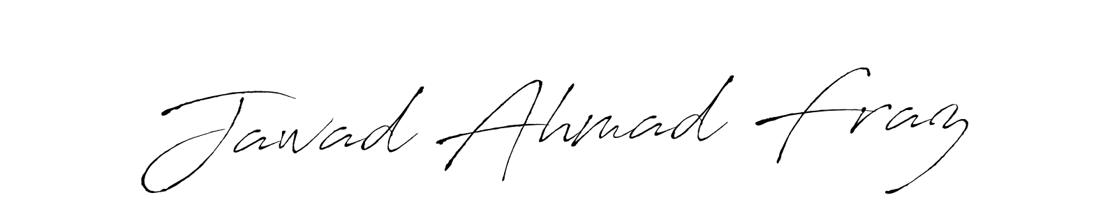 Antro_Vectra is a professional signature style that is perfect for those who want to add a touch of class to their signature. It is also a great choice for those who want to make their signature more unique. Get Jawad Ahmad Fraz name to fancy signature for free. Jawad Ahmad Fraz signature style 6 images and pictures png