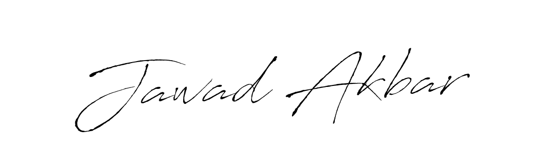 Design your own signature with our free online signature maker. With this signature software, you can create a handwritten (Antro_Vectra) signature for name Jawad Akbar. Jawad Akbar signature style 6 images and pictures png