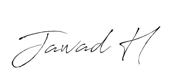 if you are searching for the best signature style for your name Jawad H. so please give up your signature search. here we have designed multiple signature styles  using Antro_Vectra. Jawad H signature style 6 images and pictures png