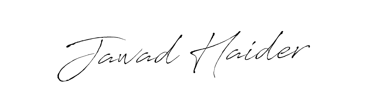 Create a beautiful signature design for name Jawad Haider. With this signature (Antro_Vectra) fonts, you can make a handwritten signature for free. Jawad Haider signature style 6 images and pictures png
