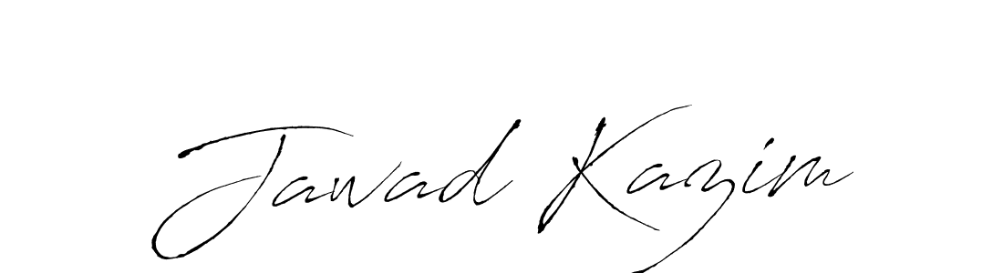 How to make Jawad Kazim signature? Antro_Vectra is a professional autograph style. Create handwritten signature for Jawad Kazim name. Jawad Kazim signature style 6 images and pictures png