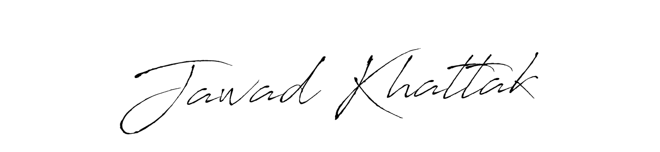 How to make Jawad Khattak name signature. Use Antro_Vectra style for creating short signs online. This is the latest handwritten sign. Jawad Khattak signature style 6 images and pictures png