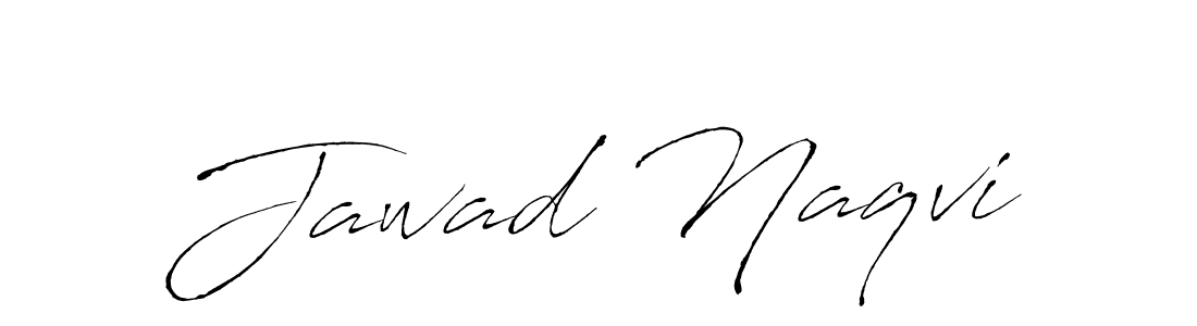 Make a beautiful signature design for name Jawad Naqvi. With this signature (Antro_Vectra) style, you can create a handwritten signature for free. Jawad Naqvi signature style 6 images and pictures png