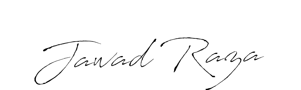 How to make Jawad Raza name signature. Use Antro_Vectra style for creating short signs online. This is the latest handwritten sign. Jawad Raza signature style 6 images and pictures png