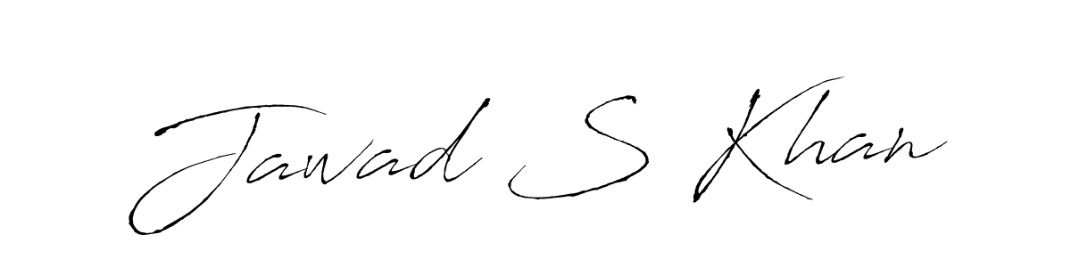 Use a signature maker to create a handwritten signature online. With this signature software, you can design (Antro_Vectra) your own signature for name Jawad S Khan. Jawad S Khan signature style 6 images and pictures png