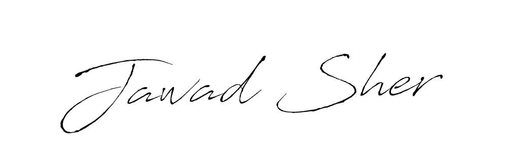 Create a beautiful signature design for name Jawad Sher. With this signature (Antro_Vectra) fonts, you can make a handwritten signature for free. Jawad Sher signature style 6 images and pictures png