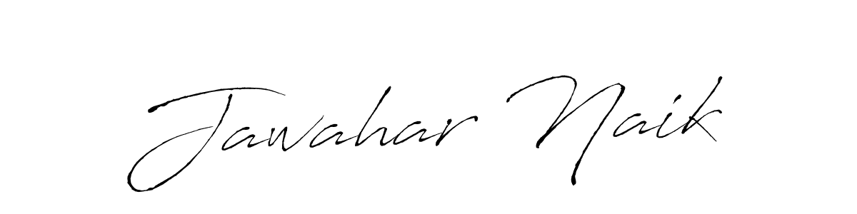 Use a signature maker to create a handwritten signature online. With this signature software, you can design (Antro_Vectra) your own signature for name Jawahar Naik. Jawahar Naik signature style 6 images and pictures png