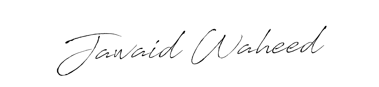Create a beautiful signature design for name Jawaid Waheed. With this signature (Antro_Vectra) fonts, you can make a handwritten signature for free. Jawaid Waheed signature style 6 images and pictures png