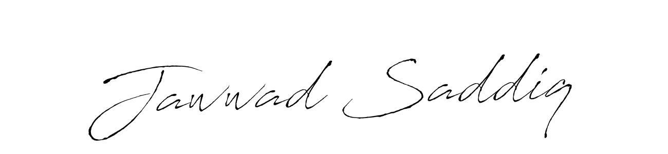 Design your own signature with our free online signature maker. With this signature software, you can create a handwritten (Antro_Vectra) signature for name Jawwad Saddiq. Jawwad Saddiq signature style 6 images and pictures png