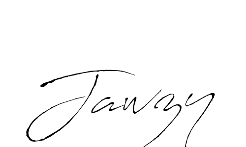 Use a signature maker to create a handwritten signature online. With this signature software, you can design (Antro_Vectra) your own signature for name Jawzy. Jawzy signature style 6 images and pictures png
