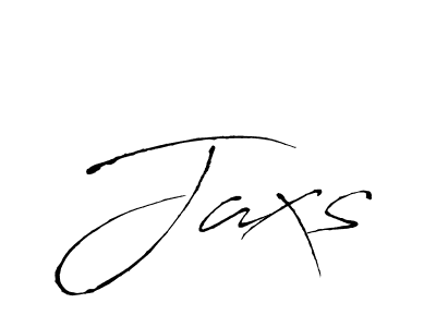 Use a signature maker to create a handwritten signature online. With this signature software, you can design (Antro_Vectra) your own signature for name Jaxs. Jaxs signature style 6 images and pictures png