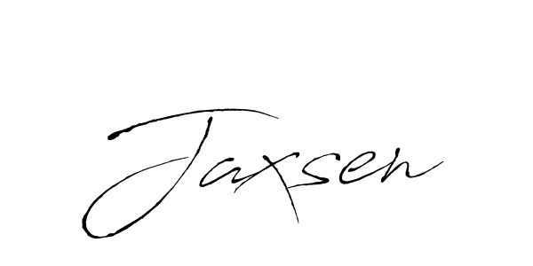 Use a signature maker to create a handwritten signature online. With this signature software, you can design (Antro_Vectra) your own signature for name Jaxsen. Jaxsen signature style 6 images and pictures png