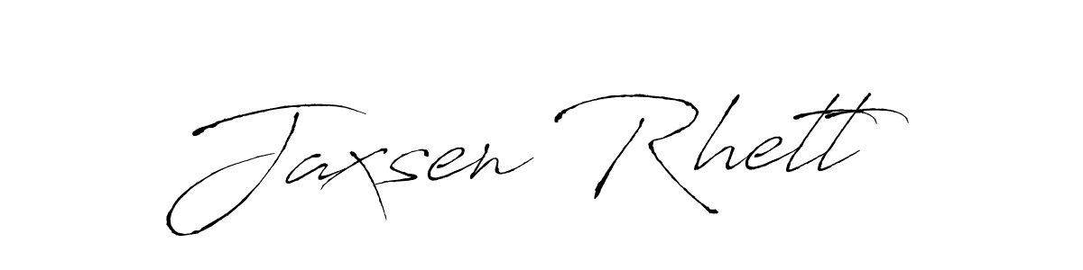 Create a beautiful signature design for name Jaxsen Rhett. With this signature (Antro_Vectra) fonts, you can make a handwritten signature for free. Jaxsen Rhett signature style 6 images and pictures png