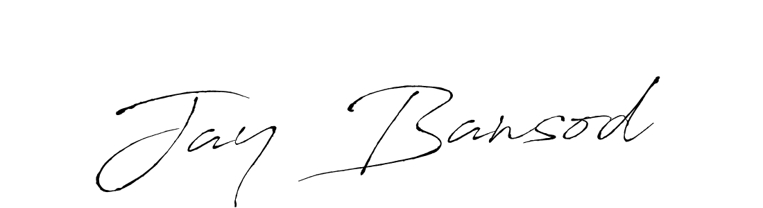 The best way (Antro_Vectra) to make a short signature is to pick only two or three words in your name. The name Jay  Bansod include a total of six letters. For converting this name. Jay  Bansod signature style 6 images and pictures png