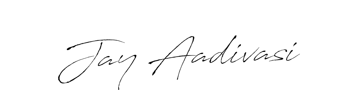 Antro_Vectra is a professional signature style that is perfect for those who want to add a touch of class to their signature. It is also a great choice for those who want to make their signature more unique. Get Jay Aadivasi name to fancy signature for free. Jay Aadivasi signature style 6 images and pictures png