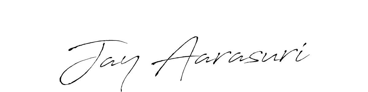 The best way (Antro_Vectra) to make a short signature is to pick only two or three words in your name. The name Jay Aarasuri include a total of six letters. For converting this name. Jay Aarasuri signature style 6 images and pictures png