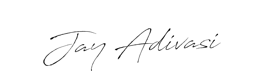 Create a beautiful signature design for name Jay Adivasi. With this signature (Antro_Vectra) fonts, you can make a handwritten signature for free. Jay Adivasi signature style 6 images and pictures png