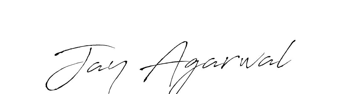 Design your own signature with our free online signature maker. With this signature software, you can create a handwritten (Antro_Vectra) signature for name Jay Agarwal. Jay Agarwal signature style 6 images and pictures png