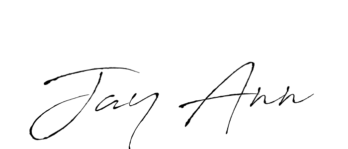 Jay Ann stylish signature style. Best Handwritten Sign (Antro_Vectra) for my name. Handwritten Signature Collection Ideas for my name Jay Ann. Jay Ann signature style 6 images and pictures png