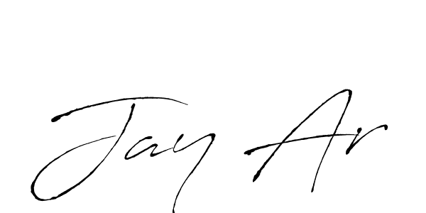 Jay Ar stylish signature style. Best Handwritten Sign (Antro_Vectra) for my name. Handwritten Signature Collection Ideas for my name Jay Ar. Jay Ar signature style 6 images and pictures png