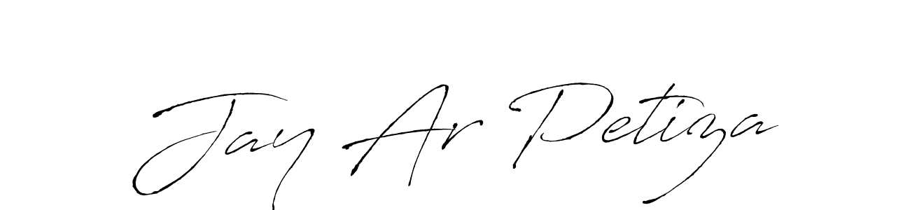 Make a beautiful signature design for name Jay Ar Petiza. With this signature (Antro_Vectra) style, you can create a handwritten signature for free. Jay Ar Petiza signature style 6 images and pictures png