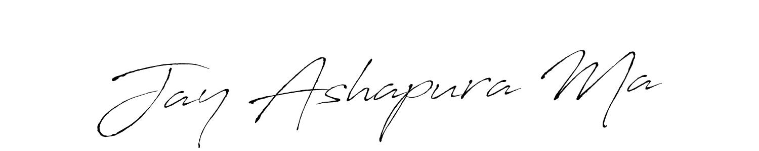 Create a beautiful signature design for name Jay Ashapura Ma. With this signature (Antro_Vectra) fonts, you can make a handwritten signature for free. Jay Ashapura Ma signature style 6 images and pictures png