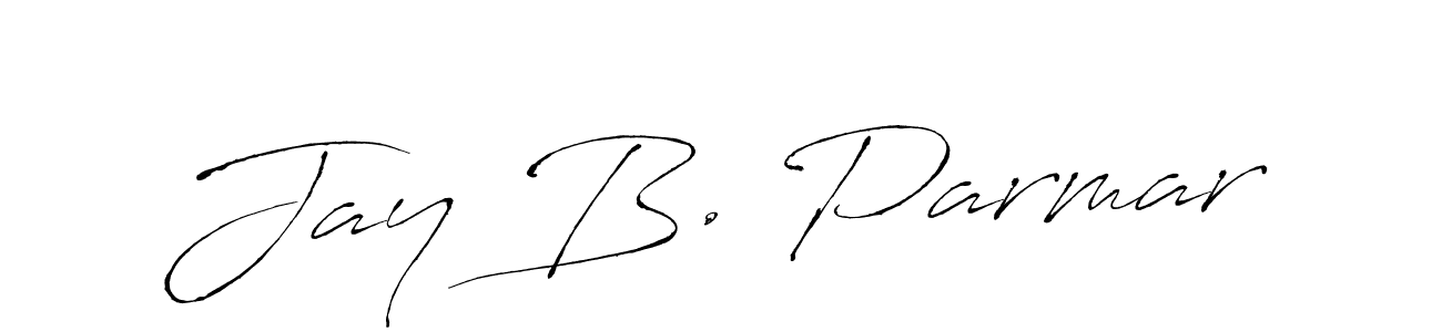 You should practise on your own different ways (Antro_Vectra) to write your name (Jay B. Parmar) in signature. don't let someone else do it for you. Jay B. Parmar signature style 6 images and pictures png