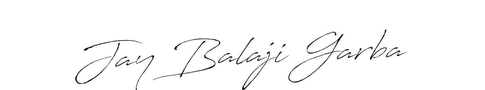 Use a signature maker to create a handwritten signature online. With this signature software, you can design (Antro_Vectra) your own signature for name Jay Balaji Garba. Jay Balaji Garba signature style 6 images and pictures png