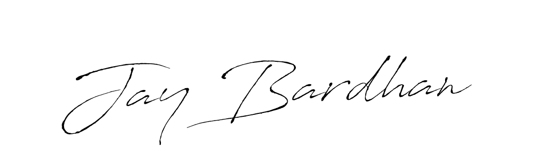 Jay Bardhan stylish signature style. Best Handwritten Sign (Antro_Vectra) for my name. Handwritten Signature Collection Ideas for my name Jay Bardhan. Jay Bardhan signature style 6 images and pictures png