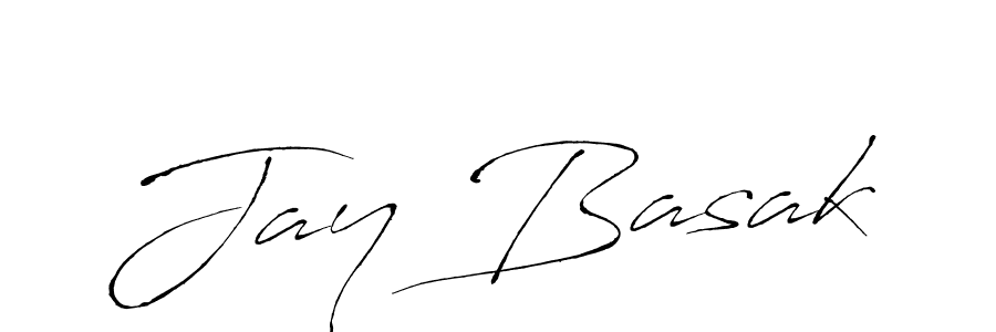 Use a signature maker to create a handwritten signature online. With this signature software, you can design (Antro_Vectra) your own signature for name Jay Basak. Jay Basak signature style 6 images and pictures png