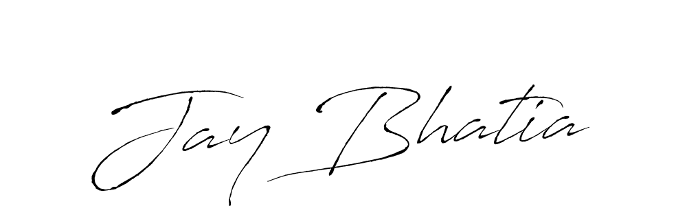 Design your own signature with our free online signature maker. With this signature software, you can create a handwritten (Antro_Vectra) signature for name Jay Bhatia. Jay Bhatia signature style 6 images and pictures png