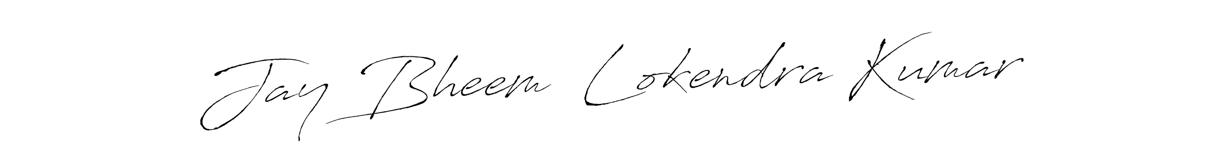 Also You can easily find your signature by using the search form. We will create Jay Bheem  Lokendra Kumar name handwritten signature images for you free of cost using Antro_Vectra sign style. Jay Bheem  Lokendra Kumar signature style 6 images and pictures png