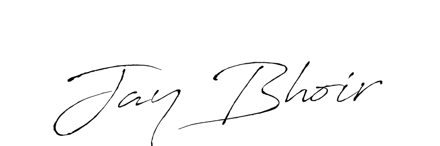 Create a beautiful signature design for name Jay Bhoir. With this signature (Antro_Vectra) fonts, you can make a handwritten signature for free. Jay Bhoir signature style 6 images and pictures png