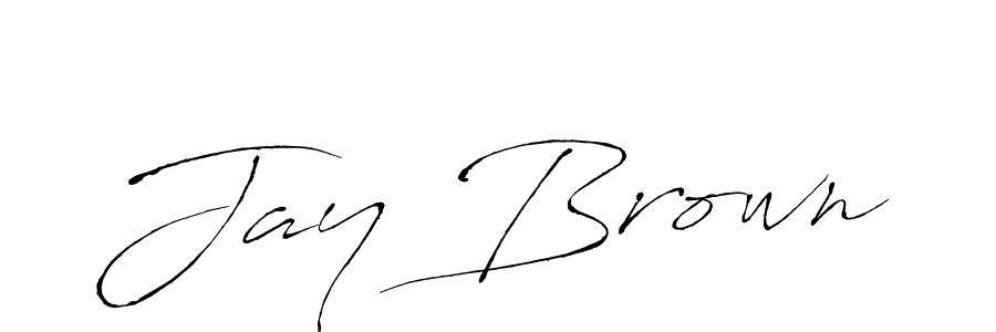 Use a signature maker to create a handwritten signature online. With this signature software, you can design (Antro_Vectra) your own signature for name Jay Brown. Jay Brown signature style 6 images and pictures png