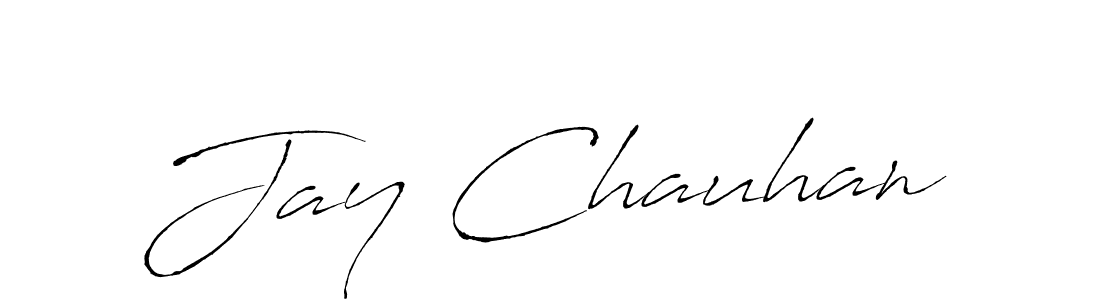 Jay Chauhan stylish signature style. Best Handwritten Sign (Antro_Vectra) for my name. Handwritten Signature Collection Ideas for my name Jay Chauhan. Jay Chauhan signature style 6 images and pictures png