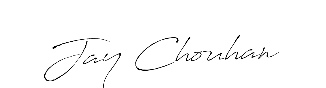 Design your own signature with our free online signature maker. With this signature software, you can create a handwritten (Antro_Vectra) signature for name Jay Chouhan. Jay Chouhan signature style 6 images and pictures png