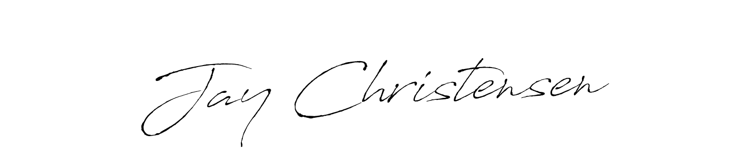 How to make Jay Christensen name signature. Use Antro_Vectra style for creating short signs online. This is the latest handwritten sign. Jay Christensen signature style 6 images and pictures png