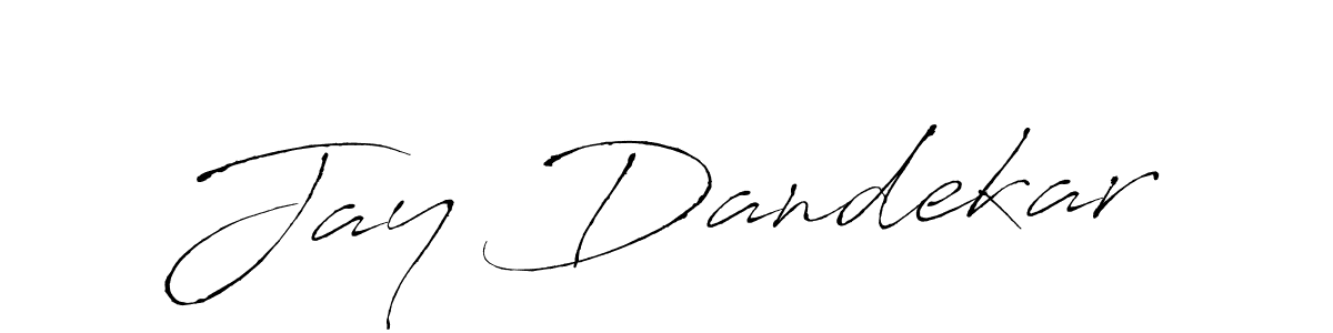Create a beautiful signature design for name Jay Dandekar. With this signature (Antro_Vectra) fonts, you can make a handwritten signature for free. Jay Dandekar signature style 6 images and pictures png