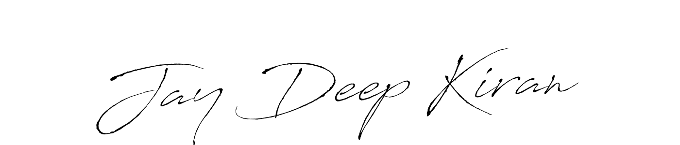 Design your own signature with our free online signature maker. With this signature software, you can create a handwritten (Antro_Vectra) signature for name Jay Deep Kiran. Jay Deep Kiran signature style 6 images and pictures png