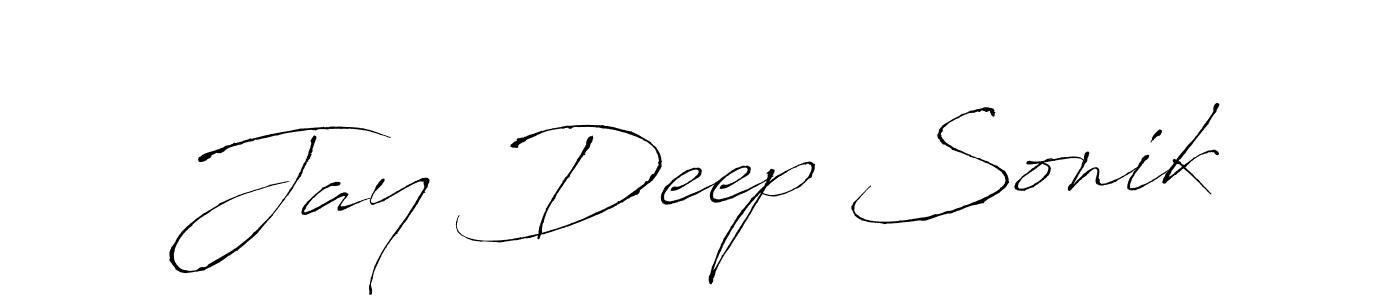 Use a signature maker to create a handwritten signature online. With this signature software, you can design (Antro_Vectra) your own signature for name Jay Deep Sonik. Jay Deep Sonik signature style 6 images and pictures png