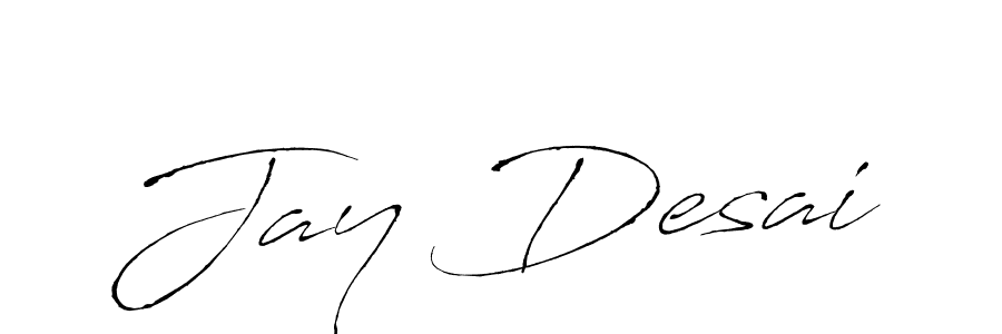 You should practise on your own different ways (Antro_Vectra) to write your name (Jay Desai) in signature. don't let someone else do it for you. Jay Desai signature style 6 images and pictures png