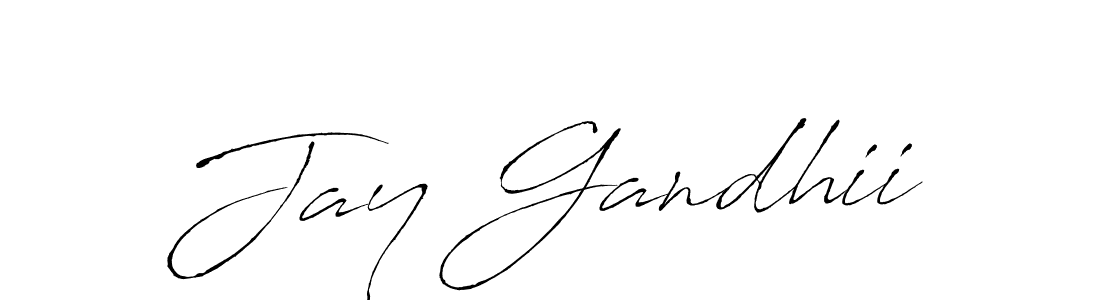 The best way (Antro_Vectra) to make a short signature is to pick only two or three words in your name. The name Jay Gandhii include a total of six letters. For converting this name. Jay Gandhii signature style 6 images and pictures png