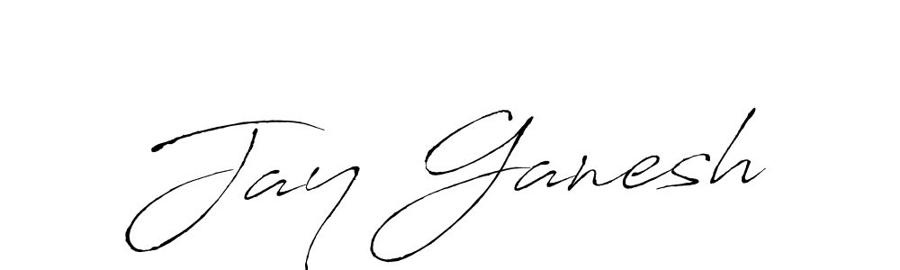 Also we have Jay Ganesh name is the best signature style. Create professional handwritten signature collection using Antro_Vectra autograph style. Jay Ganesh signature style 6 images and pictures png