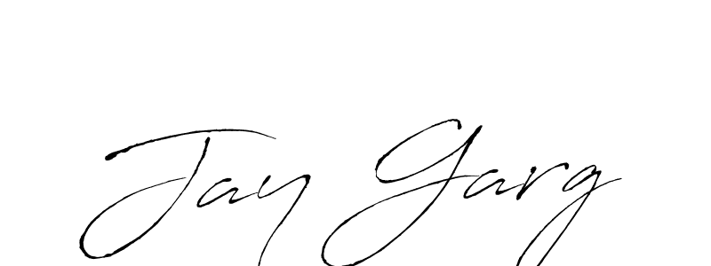 Create a beautiful signature design for name Jay Garg. With this signature (Antro_Vectra) fonts, you can make a handwritten signature for free. Jay Garg signature style 6 images and pictures png