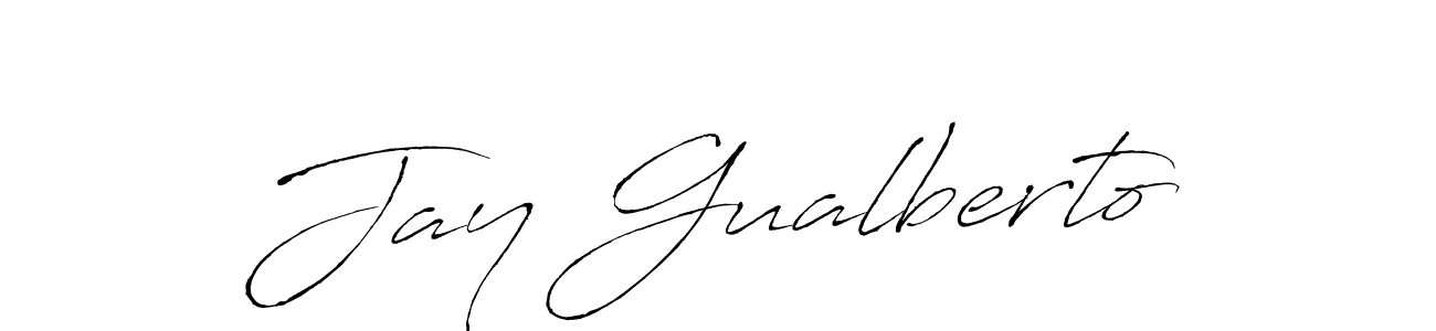 How to make Jay Gualberto signature? Antro_Vectra is a professional autograph style. Create handwritten signature for Jay Gualberto name. Jay Gualberto signature style 6 images and pictures png