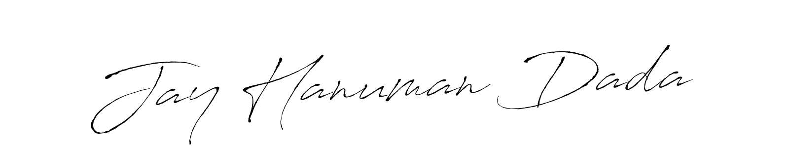 Use a signature maker to create a handwritten signature online. With this signature software, you can design (Antro_Vectra) your own signature for name Jay Hanuman Dada. Jay Hanuman Dada signature style 6 images and pictures png