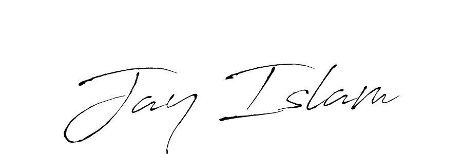 How to make Jay Islam name signature. Use Antro_Vectra style for creating short signs online. This is the latest handwritten sign. Jay Islam signature style 6 images and pictures png